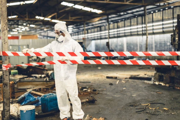 Professional Drug Lab Cleanup technician working in Waynesburg, OH